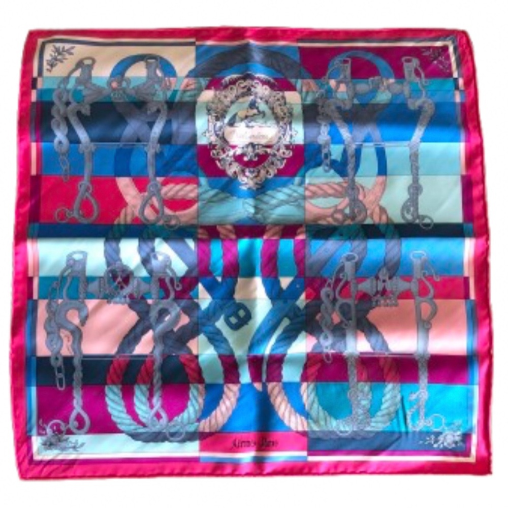 HERMES SILK SCARF • 16” x 16” SQUARE
